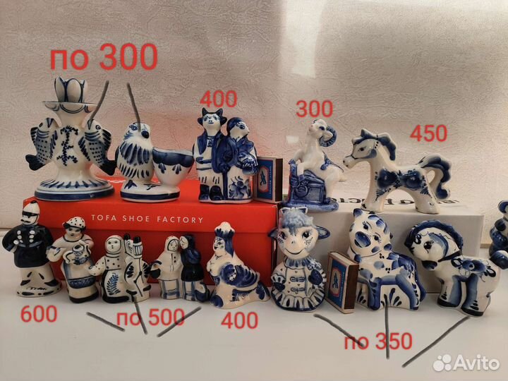 Фигурки гжель