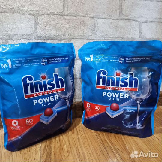 Таблетки для посудомоечных машин finish 50 шт