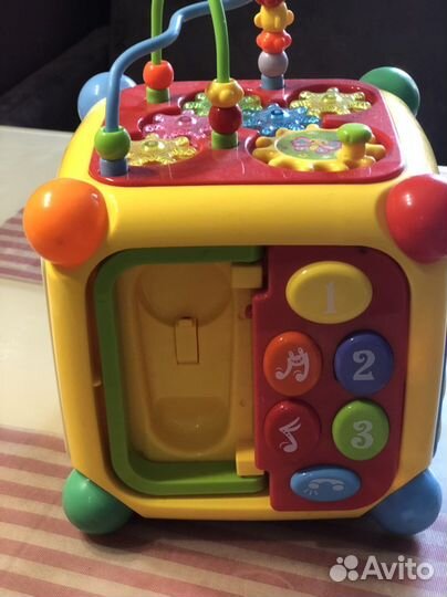 Развивающий кубик жирафики