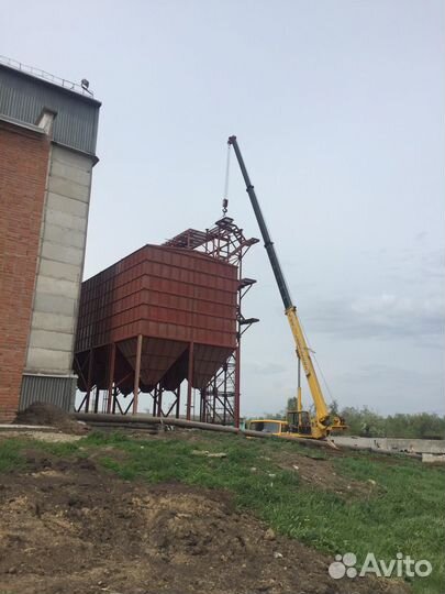 Монтаж силоса, зерносушилки, элеватора