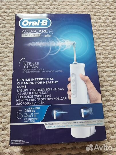 Ирригатор braun oral-b aquacare 6 pro exepert
