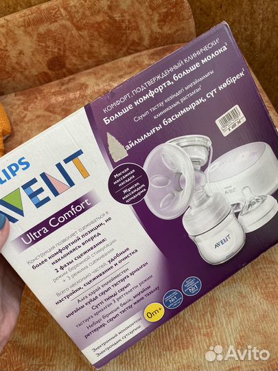 Молокоотсос avent электрический