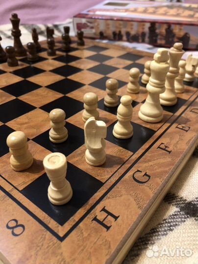 Шахматы/ шашки/ нарды 3в1