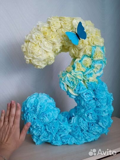 Объемная цифра 3