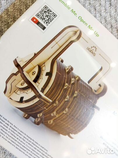 Сборная модель кодовый замок Ugears