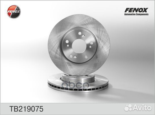 Диск тормозной перед прав/лев TB219075 fenox