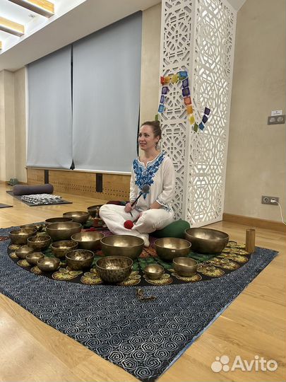 Массаж поющими чашами/звукотерапия/soundhealing