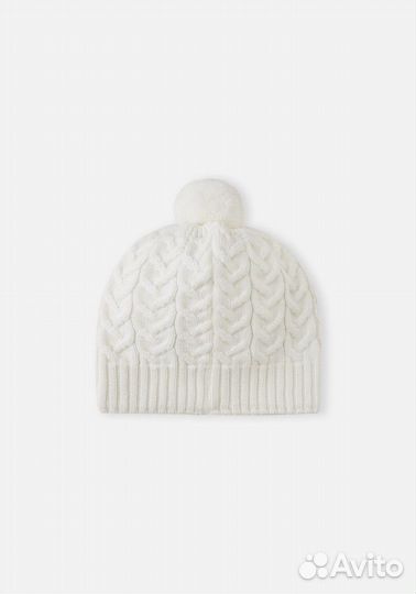 Шапка-бини Reima Talvinen Белая 48