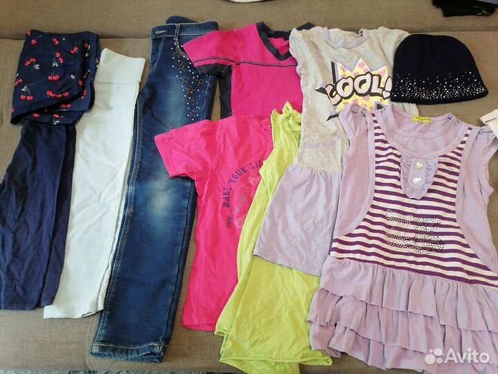 Вещи на девочку 128 134 пакетом