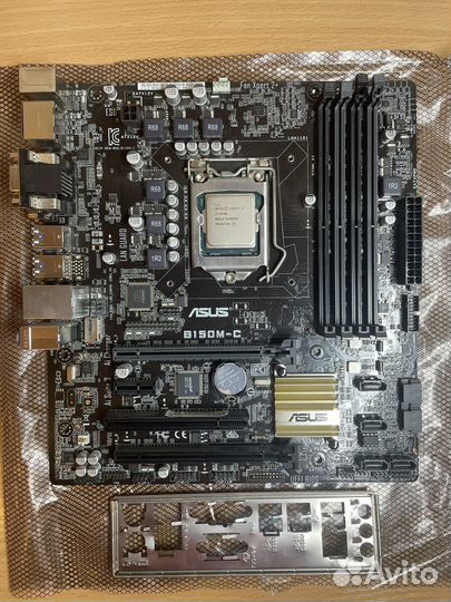 Мат. плата Asus B150M-C + Intel core i7 6700