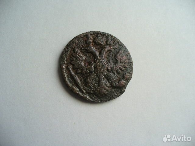 Полушка 1735г