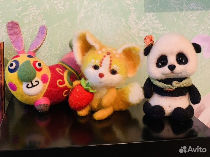 Войлочные игрушки ручной работы