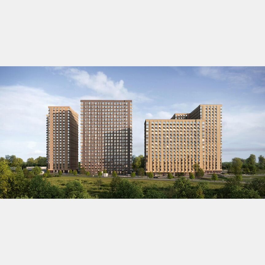 2-к. апартаменты, 57,3 м², 23/23 эт.