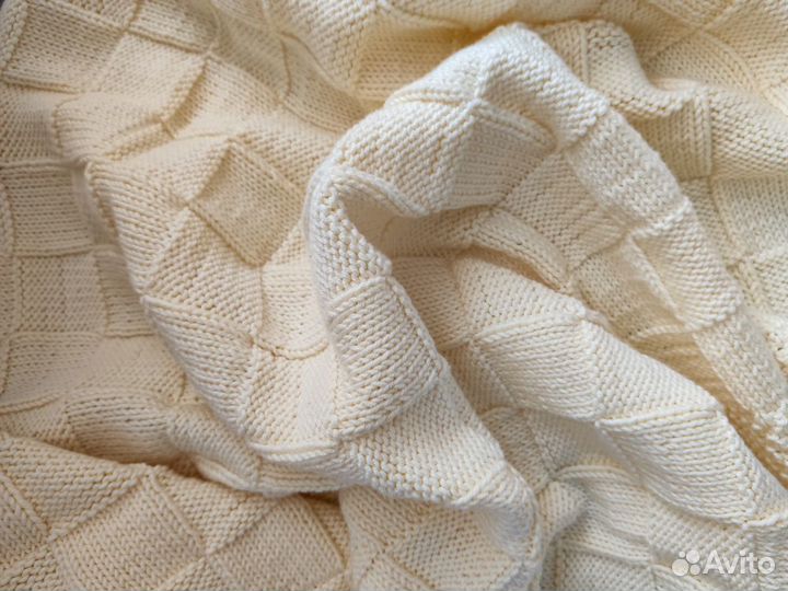 Вязаный плед