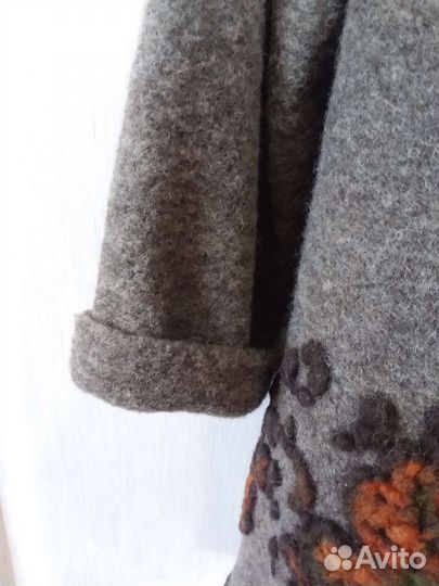 Жакет - пончо женский шерсть Франция размер 46-50