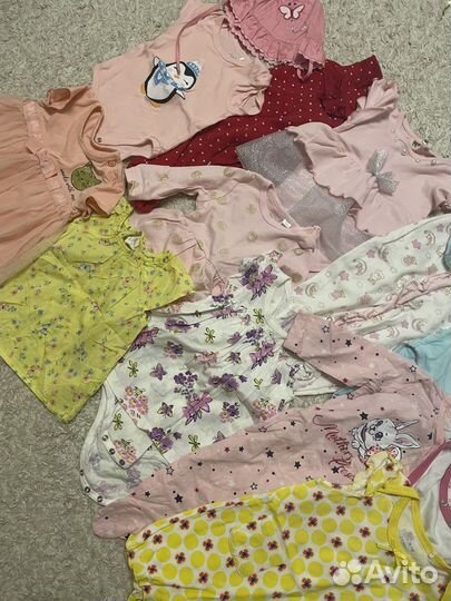 Вещи пакетом на девочку62-68см