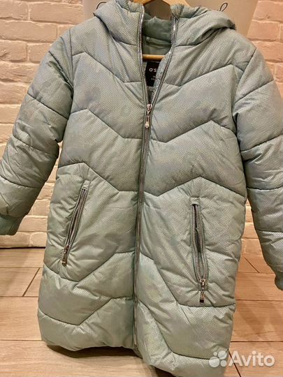 Пальто для девочки 140-146 зима