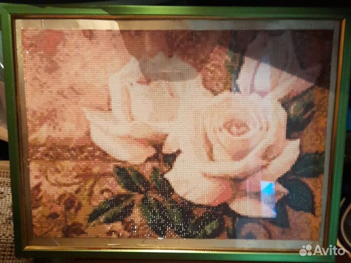 Чеканки советские и алмазная мозаика