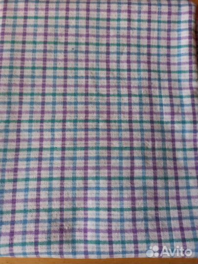 Ткань хлопковая клетка