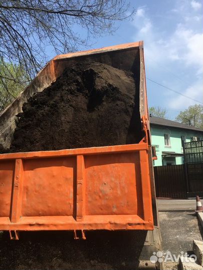 Перегной 4года,чернозем с поля(пар) Зилом камазом