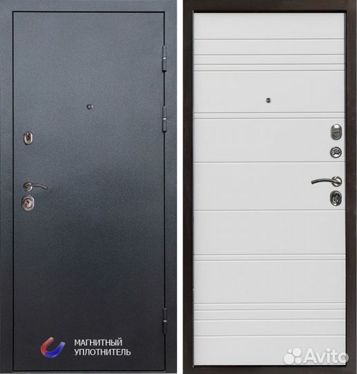 Входная дверь Сенатор Регион фл-249 Белый матовый