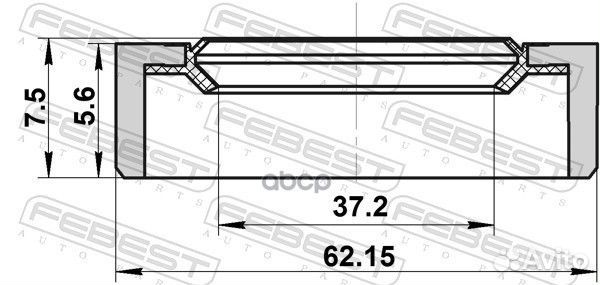 Сальник привода mazda 6 GG