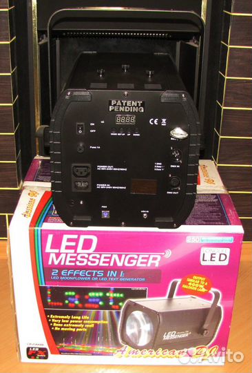 Светомузыка ADj LED Messenger RGB Mic DMX PC New