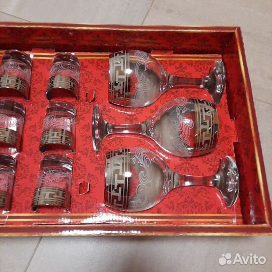 Набор бокалов и рюмок новый