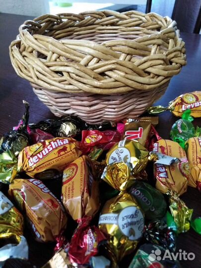 Корзина плетёная ручной работы