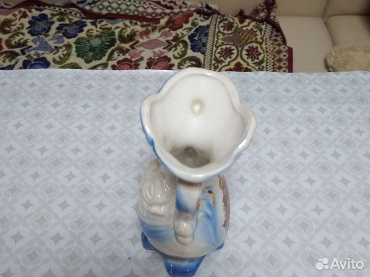 Ваза фарфоровая Гжель 14см