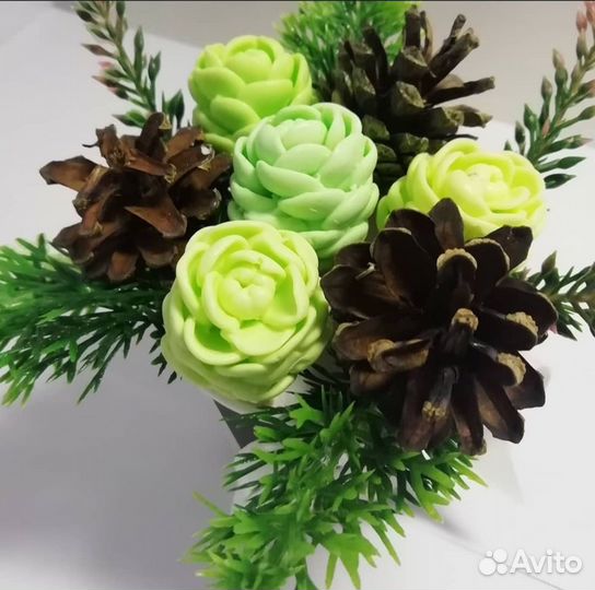 Букеты из мыла ручной работы