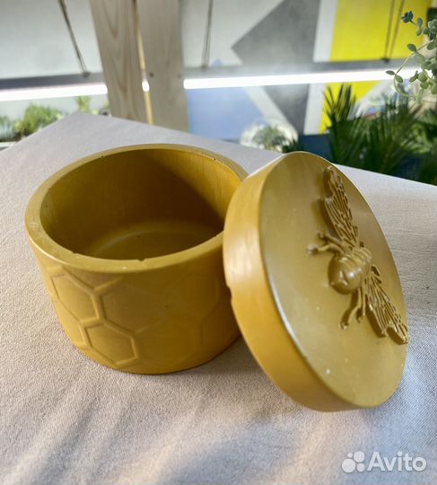 Шкатулка для украшений из гипса