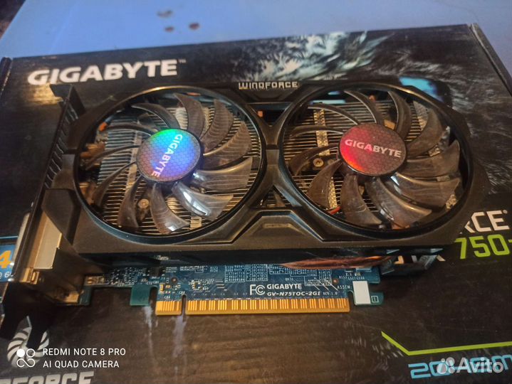 Видеокарта gtx 750 ti 2gb Рабочая