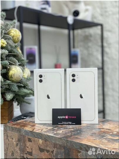 iPhone 11 64 White и чехол