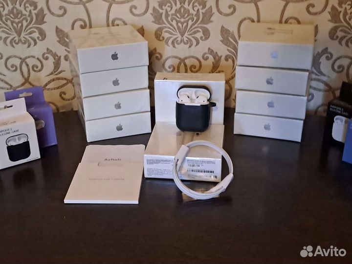 Airpods 2 Premium + чехол