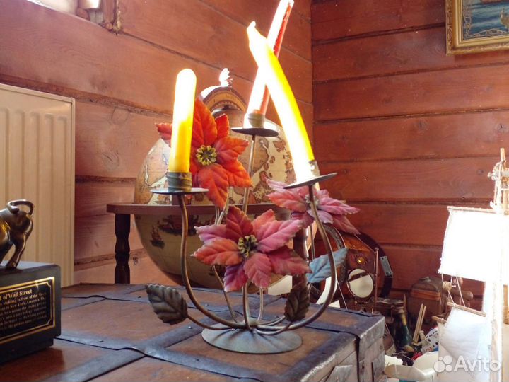 Подсвечник графа Дракулы на 3 свечи