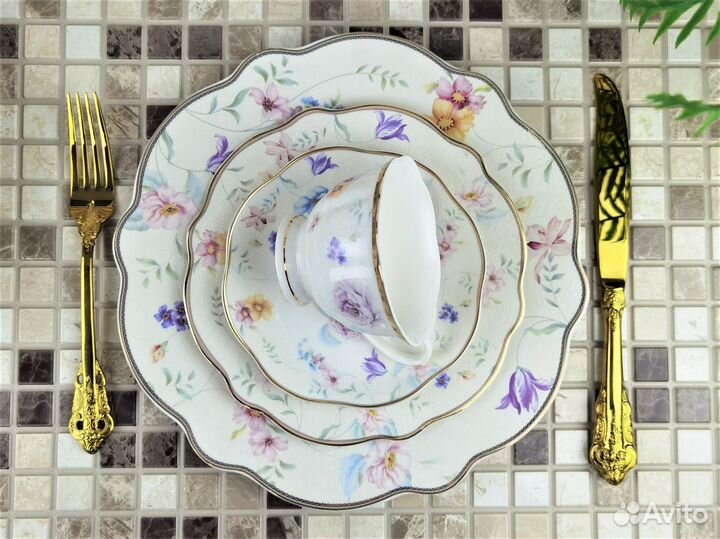 Чайно-столовый сервиз на 6 персон 