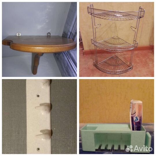 Полка хром. Принадлежности для ванны