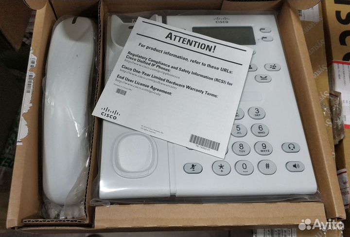 IP-телефон Cisco CP-6941-W-K9 HE Китай/1шт/Новый