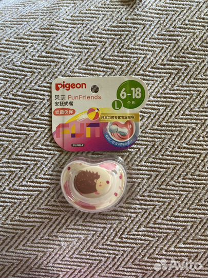 Пустышка pigeon 6-18