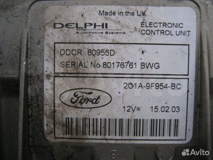 Блок управления Ford Transit 2C1A-9F954-BC