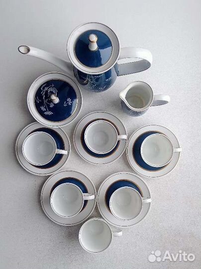 Сервиз кофейный на 6 персон. Райхенбах.Reichenbach