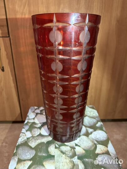 Ваза цветное стекло