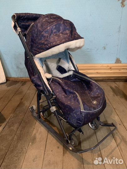 Коляска санки