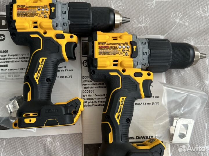 Шуруповерт ударный DeWalt dcd805 Мексика оригинал