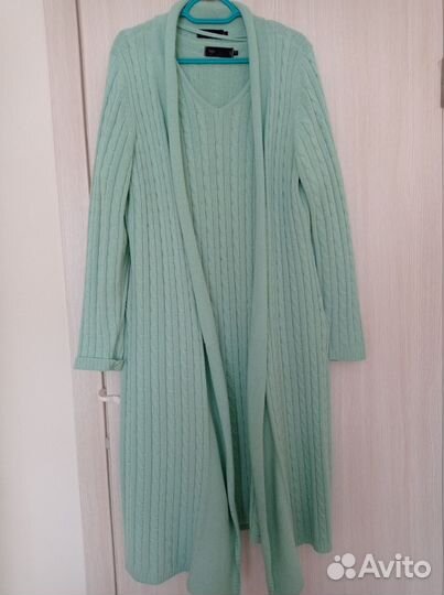 Платье с кардиганом комплект