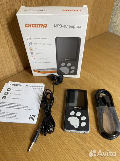 Новый MP3-плеер Digma S3