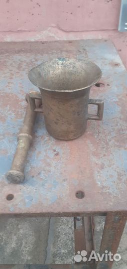 Пестик и ступа бронзовая