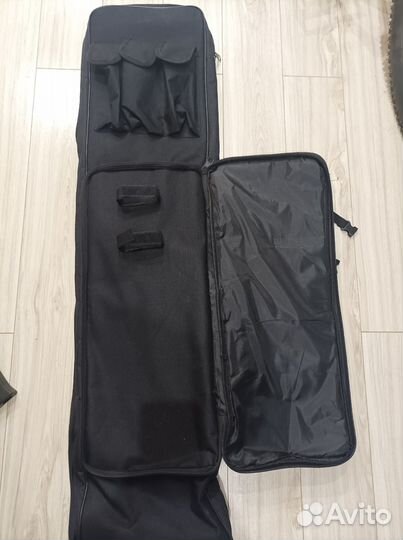 Чёрный чехол рюкзак сумка для ружья винтовки 115см