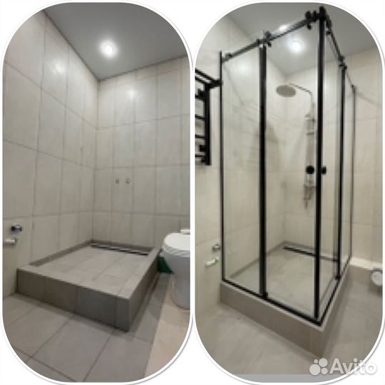 Монтаж душевых кабин